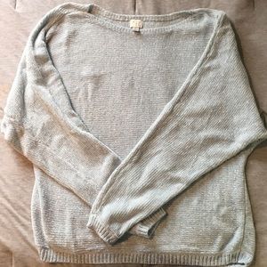 Baby Blue Chenille Sweater